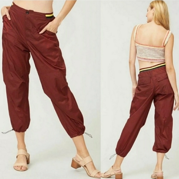 NWT Free People Mahogoney Ripple Sport Pants - Picture 3 of 15